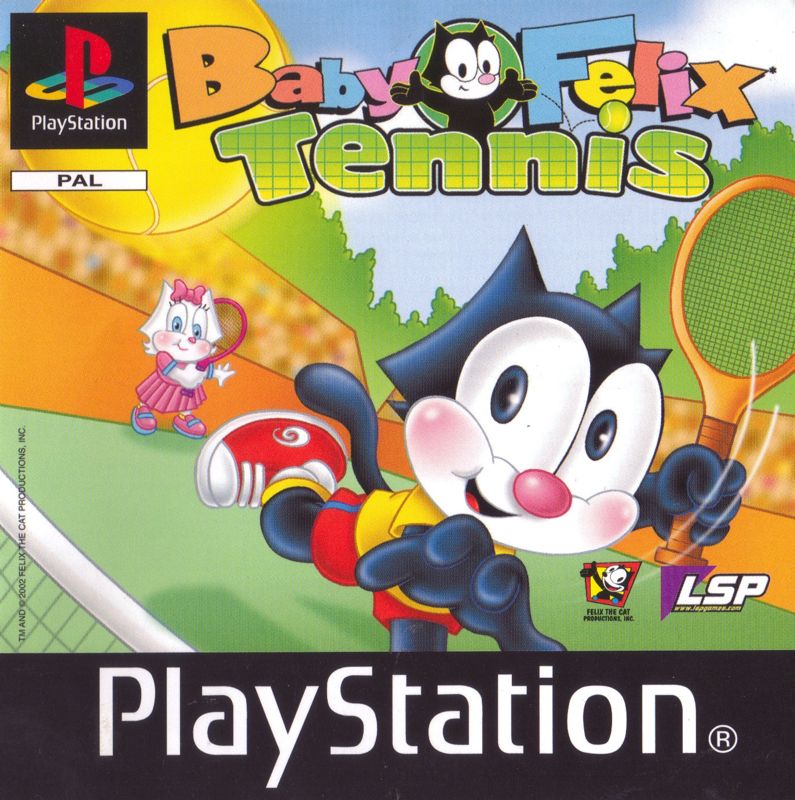 Baby Felix Tennis box art for Playstation